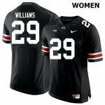 Women's Ohio State Buckeyes #29 Kourt Williams Black Nike NCAA College Football Jersey For Sale ETB6044BS